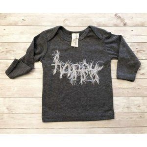 Oh Baby! Boutique Happy Grey Tee